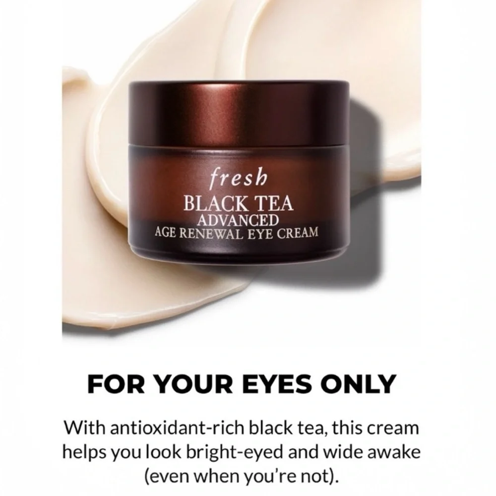 NEW Fresh Black Tea Advanced Age Renewal Eye Cream 15 mL New in box full size